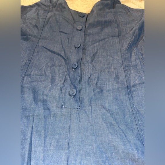 Zara Denim Blue Sleeveless Top - Picture 2 of 3